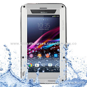 Metal Ultra-thin Rain-resistant + Dropproof + Shockproof + Dustproof Protective Case for Sony Xperia